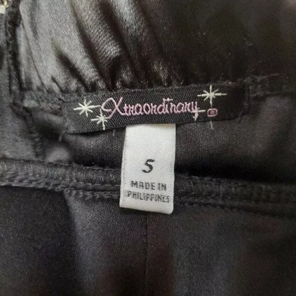 Speechless Mini Strapless Cocktail Dress 5 Womens Black Green Yellow Blue Ruffle - Picture 4 of 15